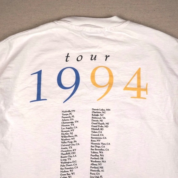 Vtg Trisha Yearwood Tour T Shirt Mens XL White 1994 Country Music Merch USA Made - Picture 6 of 10